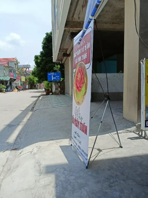 khung standee chữ x