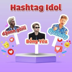 Hashtag cầm tay tên thần tượng – cách fan thể hiện tình yêu trọn vẹn.